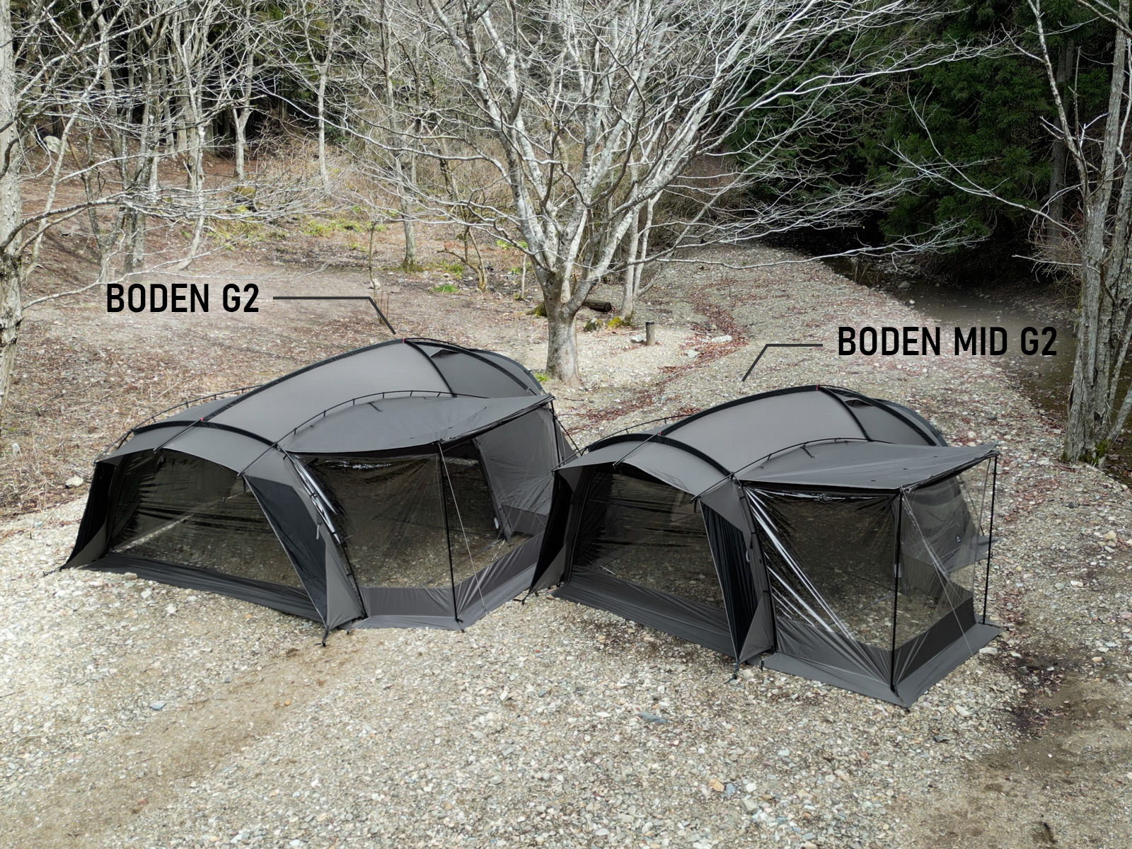 ちょうどいい2ルーム！ラーテルワークスの人気テントが「BODEN G2」と