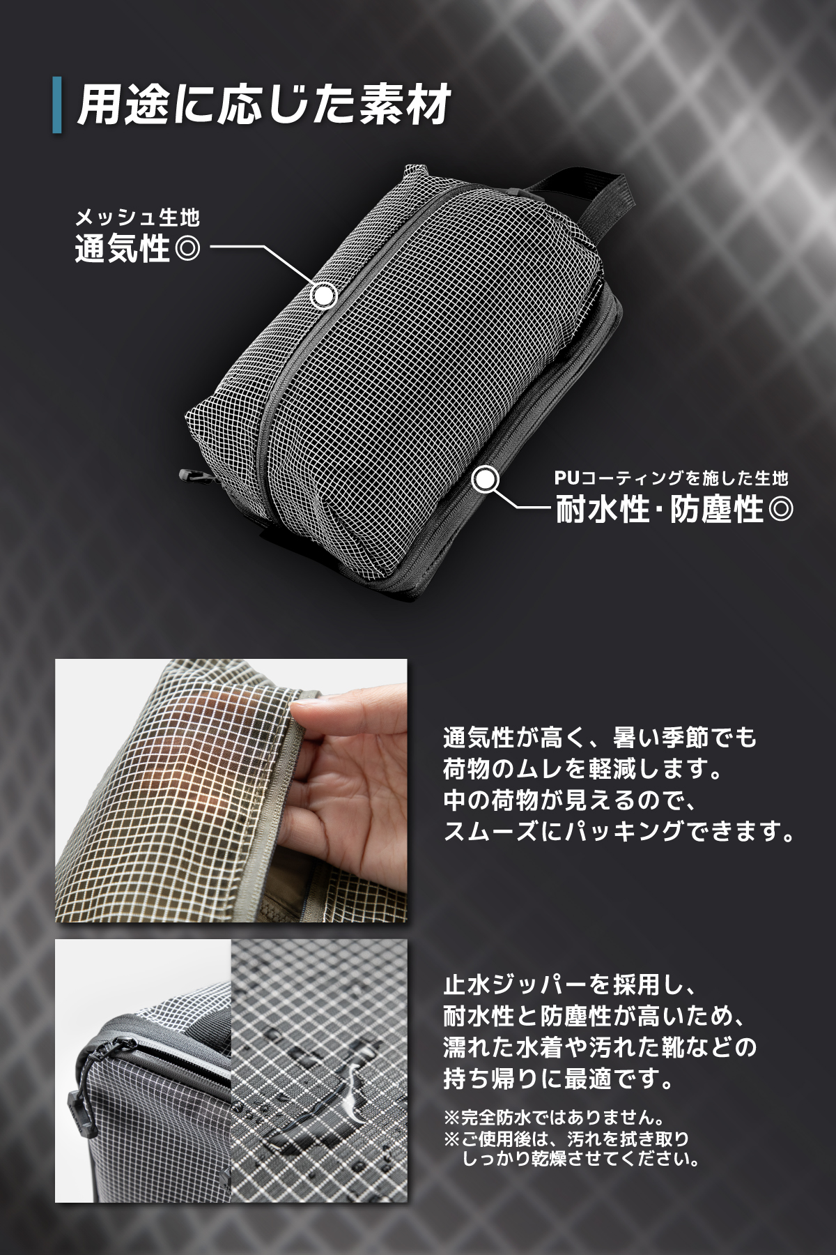 RATEL WORKS（ラーテルワークス）／セパレートスタッフバッグ