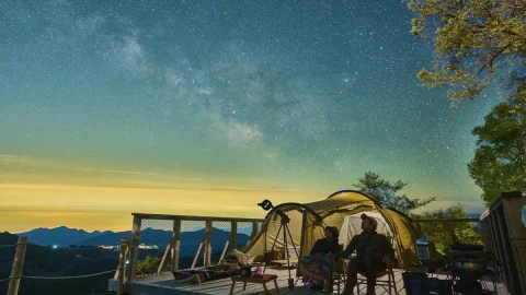 星を見る時間を、もっと心地よく！親子で楽しむ夏夜キャンプ