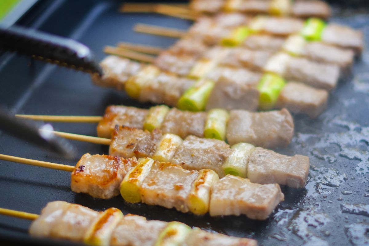 焼き豚ネギマ串
