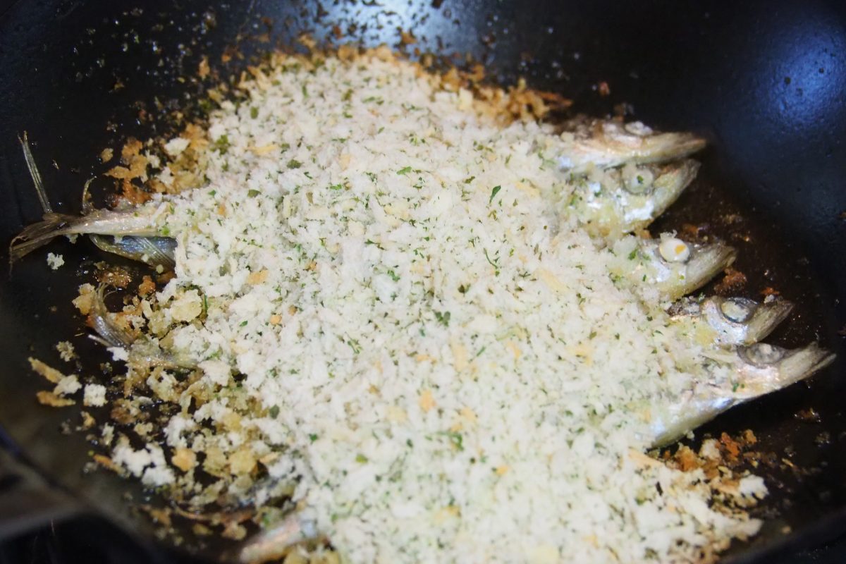 ししゃものおつまみ香草焼き