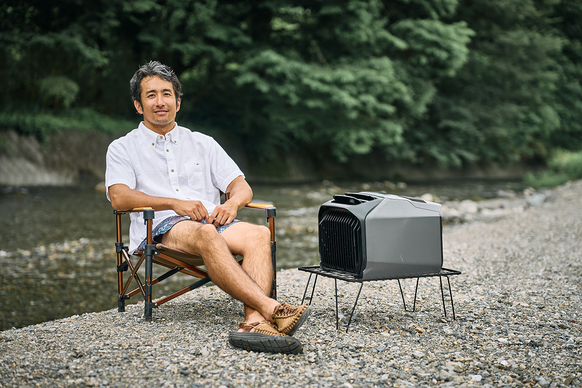 エコフローの新作エアコンが超快適！田中翔さんにキャンプで使った感想を聞いてみた