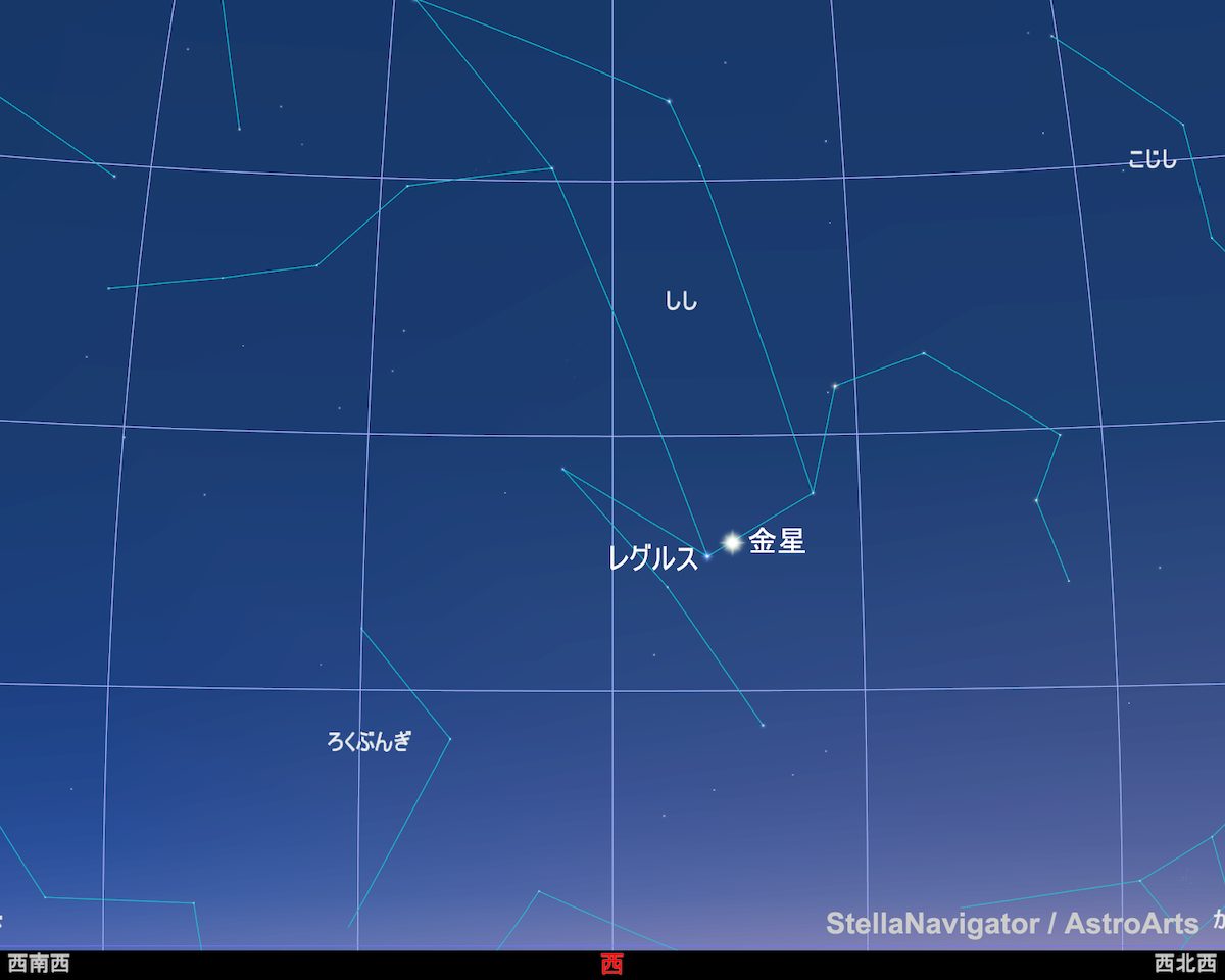 七夕前後に見るべき2つの大接近！ 4日は火星と天王星、9日は金星としし座レグルスに注目