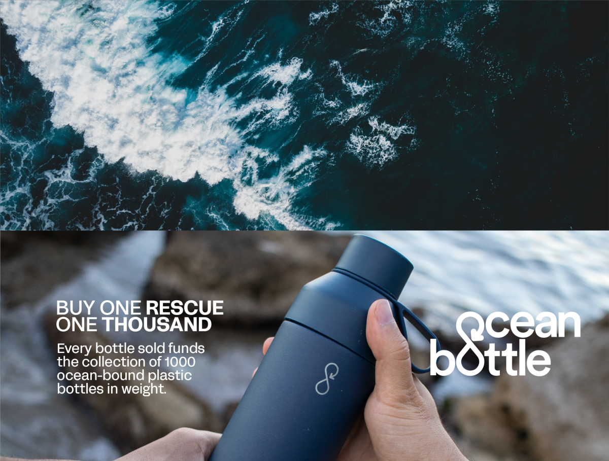 ボトル1本を購入するごとにペットボトル約1000本分の回収を支援！英国発「Ocean Bottle」が日本上陸