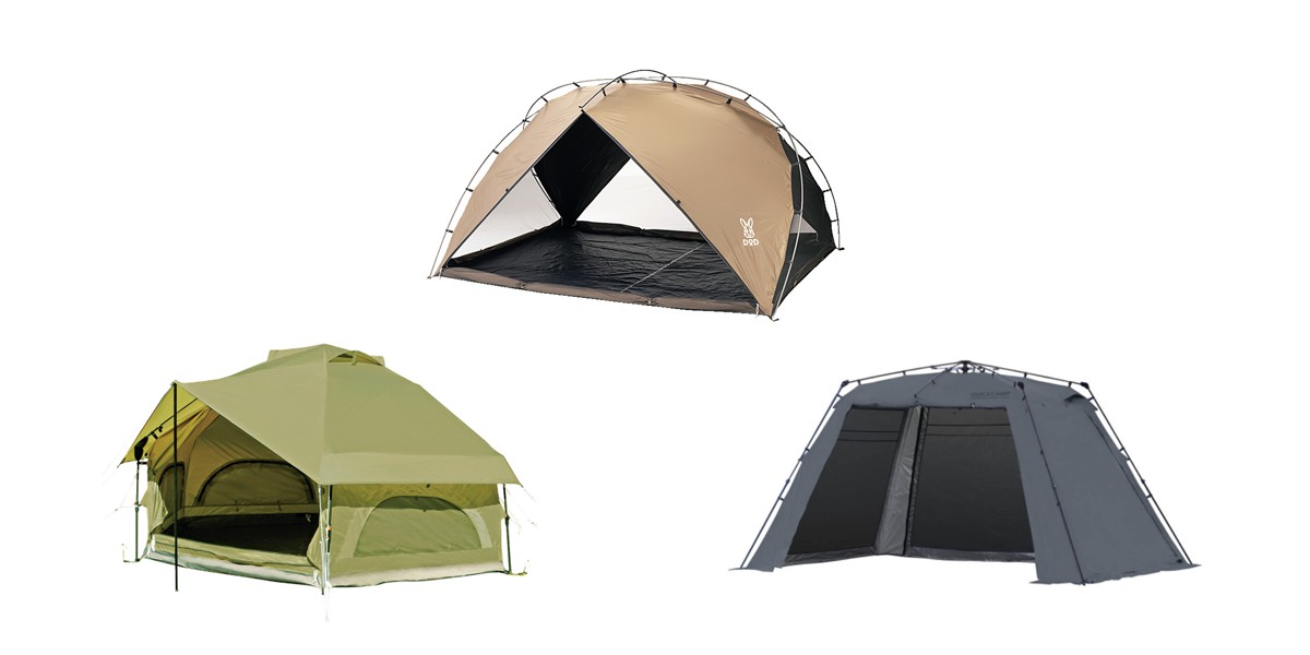 グループで遊ぶなら大型ワンタッチテントでくつろごう！DODなど人気ブランドのおすすめモデルを紹介