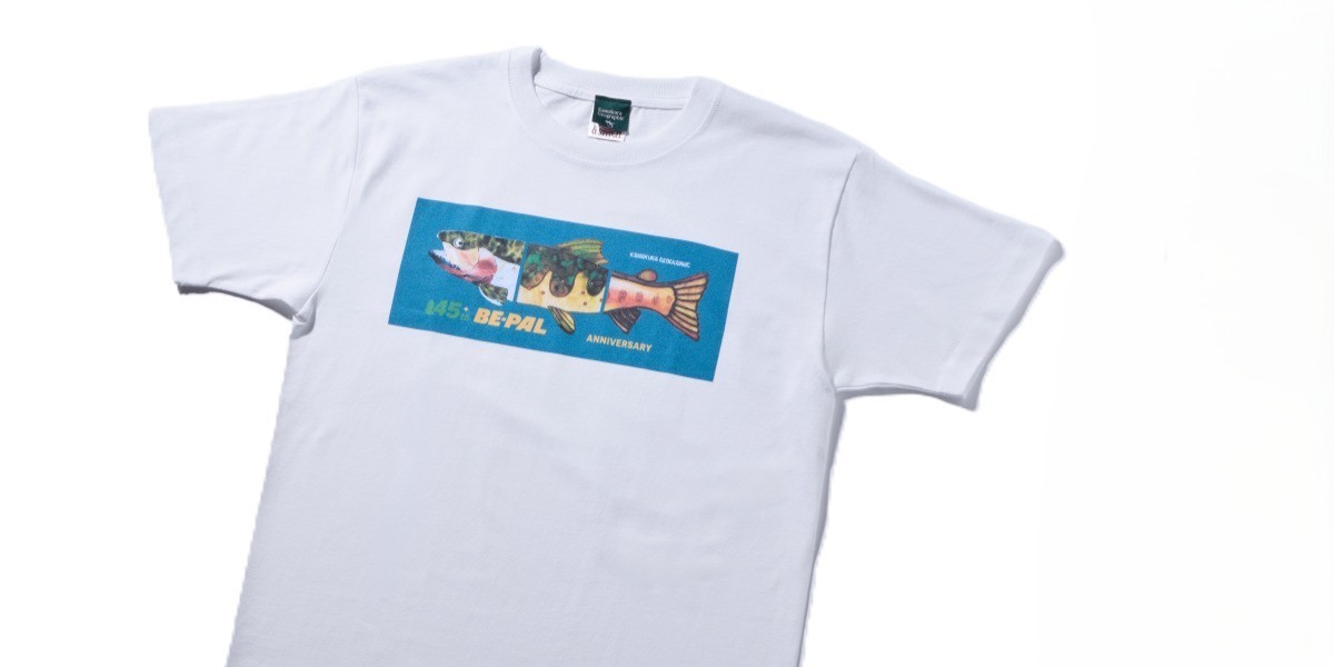BE-PAL×Kamakura Geographic (鎌倉ジオグラフィック) ／ 45周年記念 別注コラボTee トラウトブロス