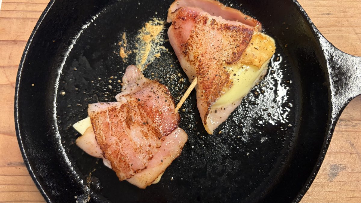 ベーコン巻きチーズ