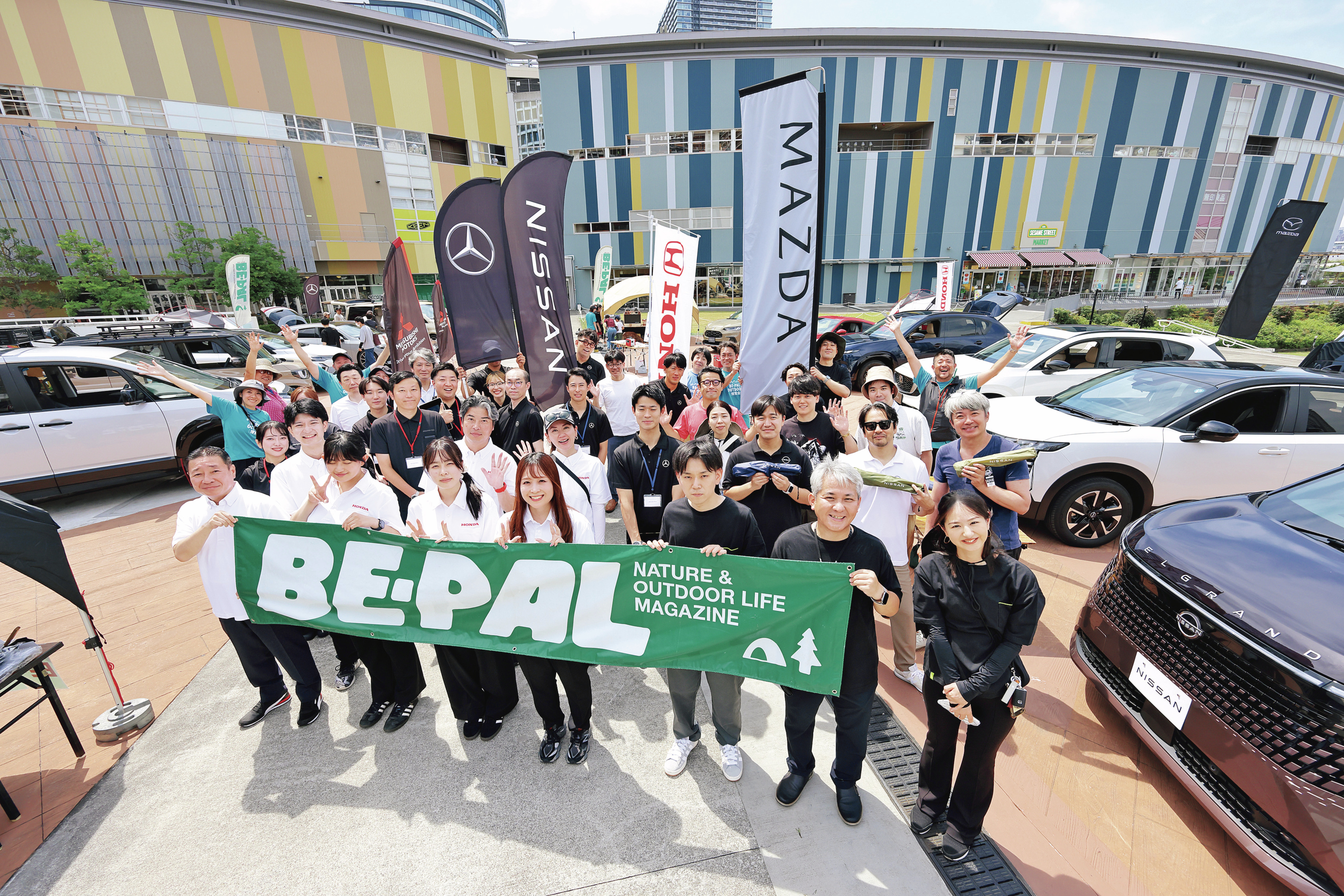 豊洲に話題のクルマが勢揃い！ 「BE-PAL アーバン SUV CAMP 2026」レポート　①