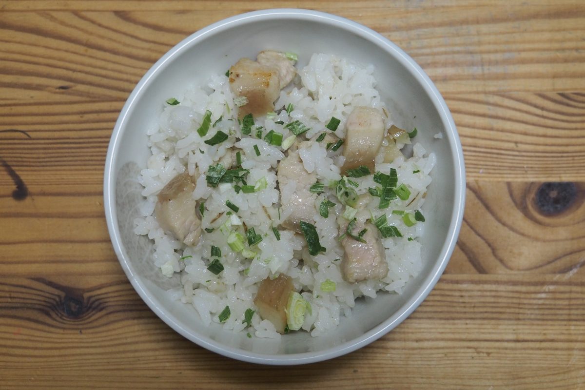サムギョプサルの混ぜご飯
