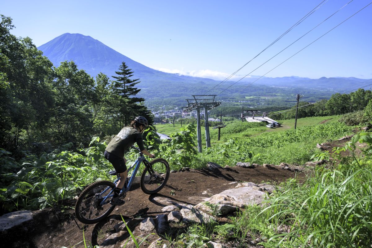 MTBでダウンヒル