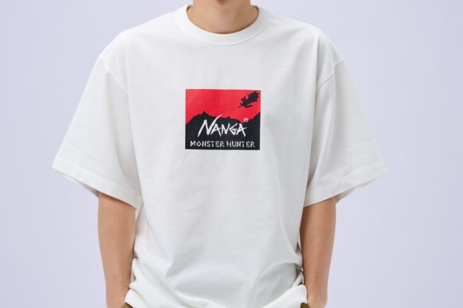 「モンハン」の「リオレウス」と「隔ての砂原」が、ナンガのエコハイブリッドTシャツで登場！