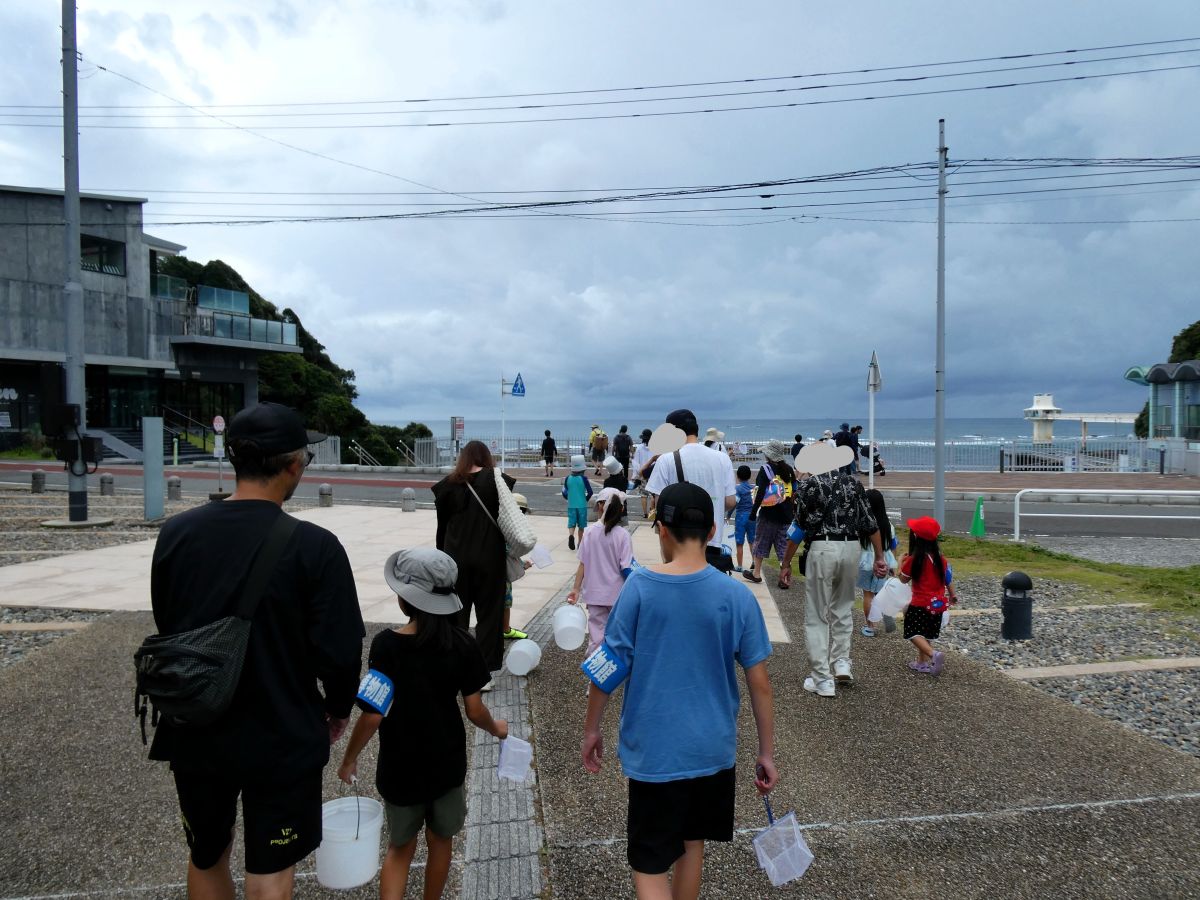 海辺へ移動