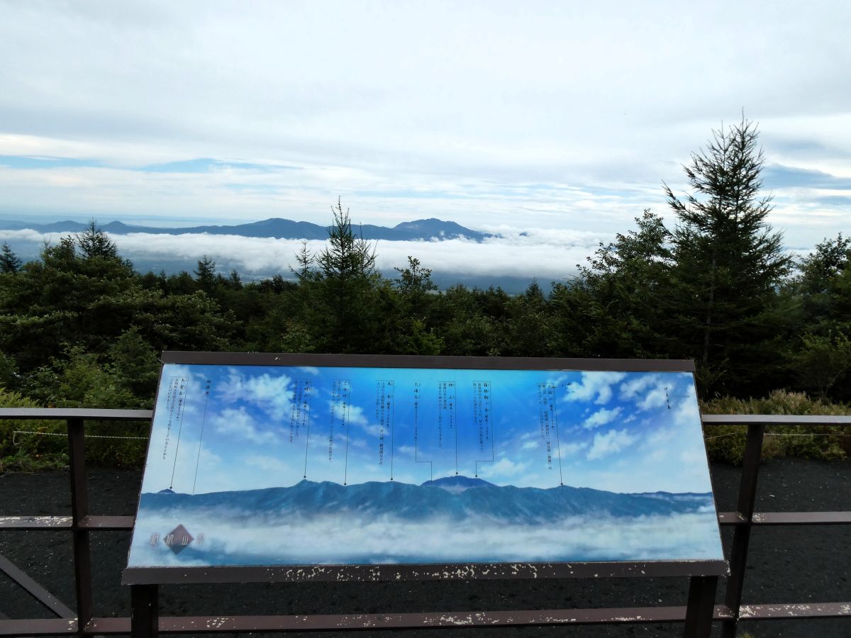 箱根山系の絶景が広がる