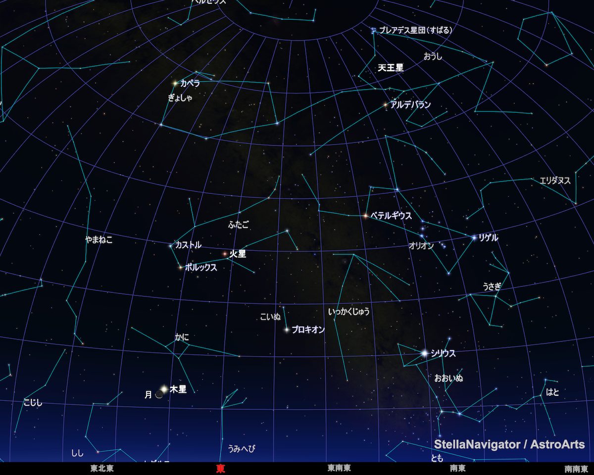 9月初旬は超早起きが得！　月と火星、木星の接近を観察しよう