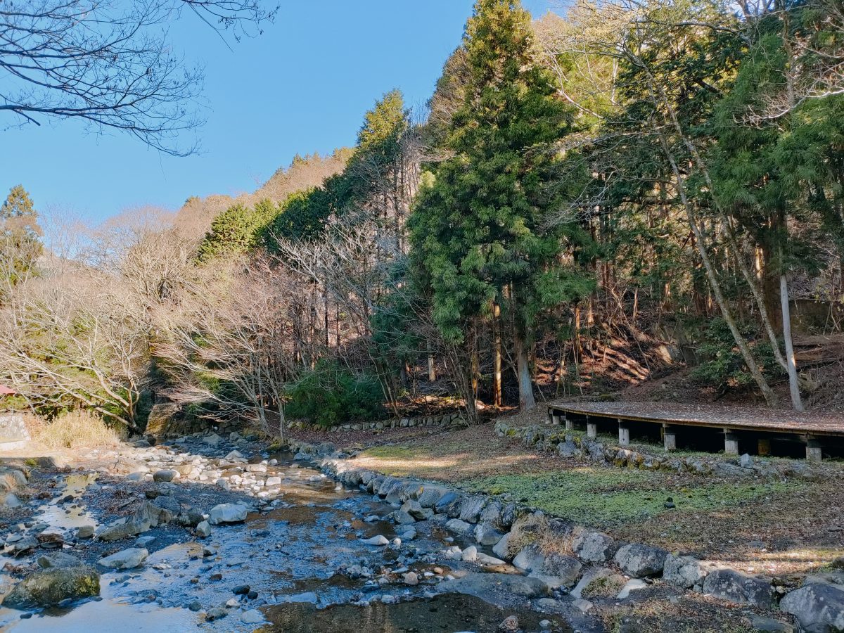 夕日の滝