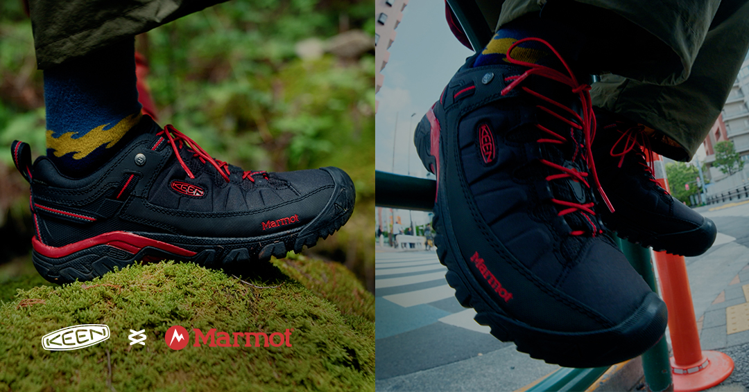 KEENとMarmotが初コラボ！名作ブーツをベースにした「Targhee EXP WP」は街でも山でも心強い