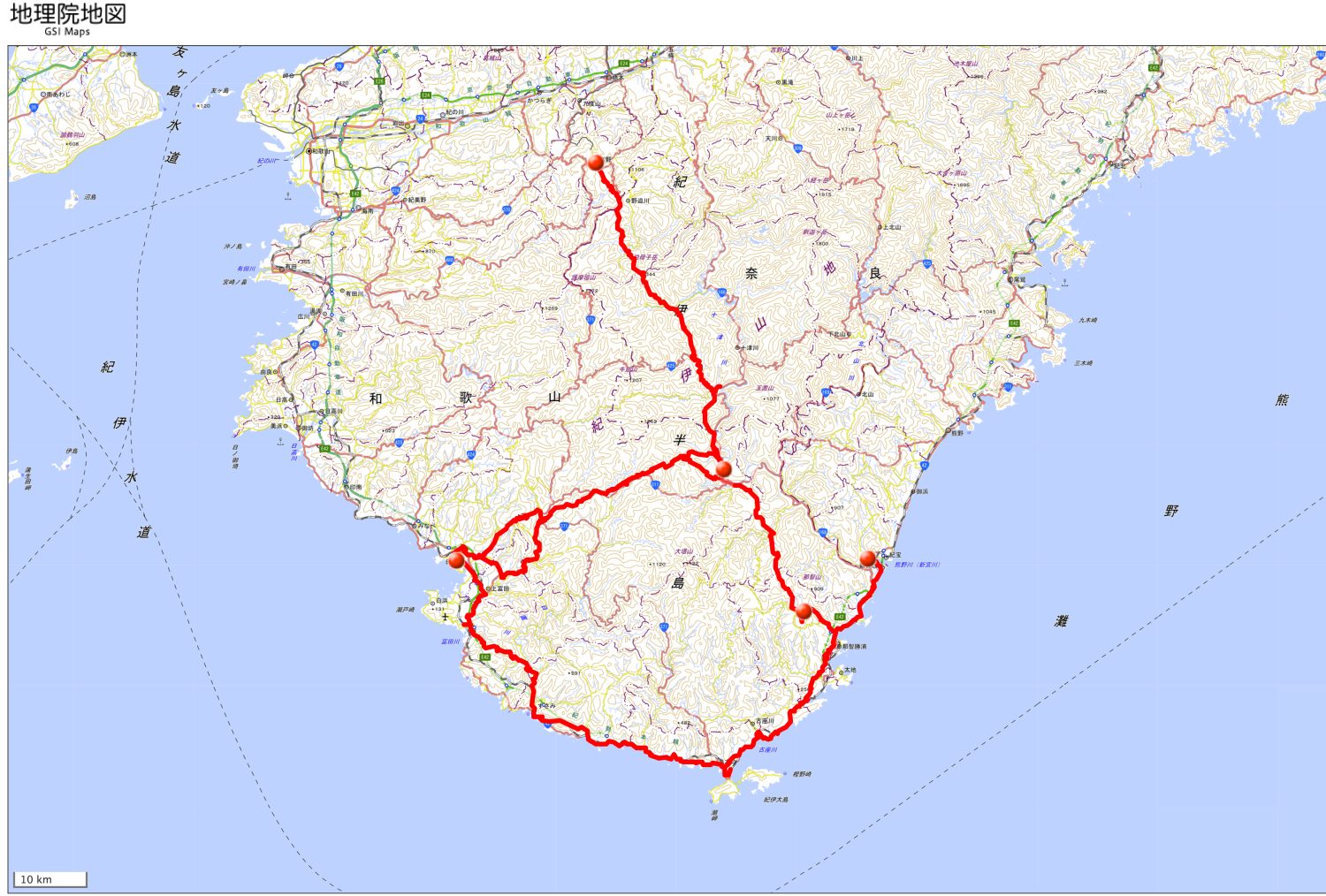 熊野古道MAP