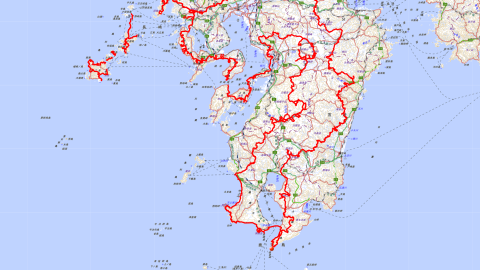 九州自然歩道MAP