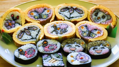 断面映えする絵柄が出現！房総半島で見つけた郷土料理「太巻き祭り寿司」ってなに？