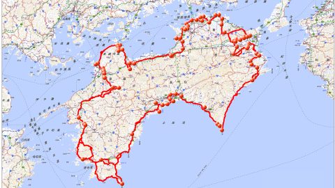 四国八十八か所へんろ道MAP