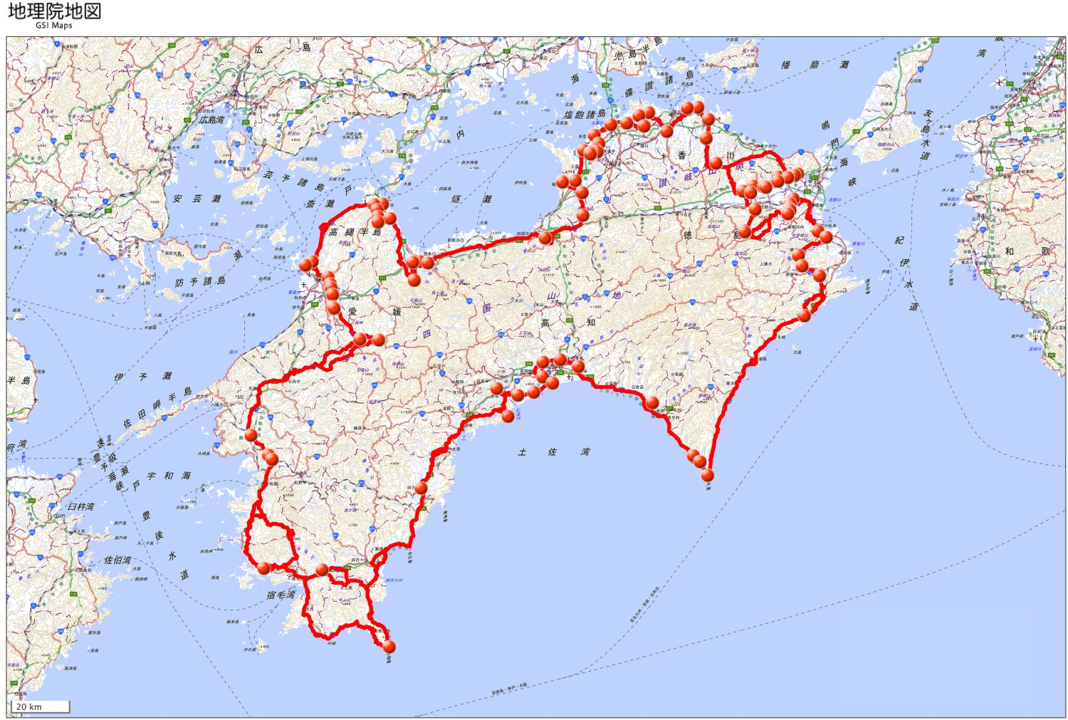 遍路道 へんろ道 お遍路MAP