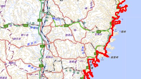 みちのく潮風トレイルMAP