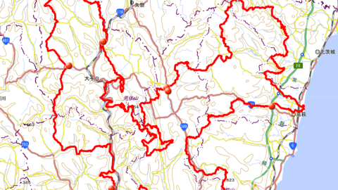 常陸国ロングトレイルMAP
